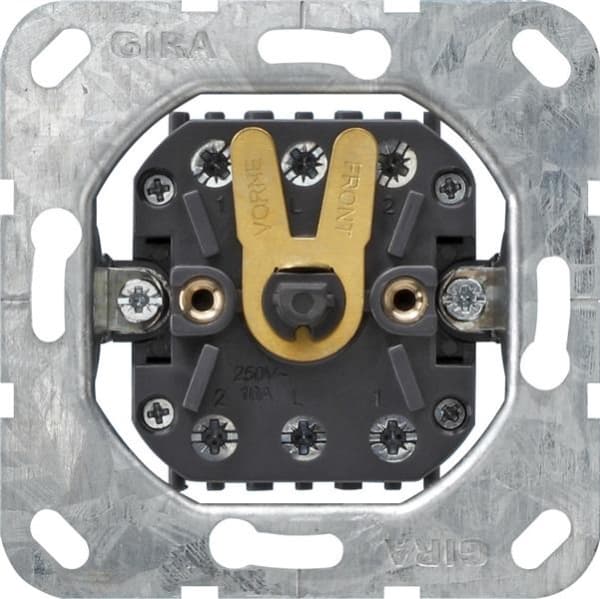 Module bouton-poussoir ou interrupteur de store 10A 250V~ pour cache avec manette comme poste