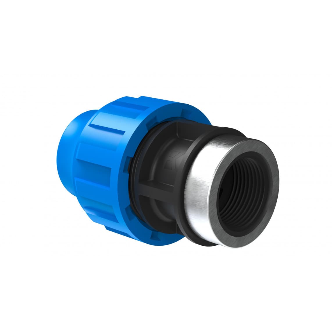 984843517 PP pièce intermédiaire, 25 mm x 1" F, raccord à serrer pour PEHD/socarex