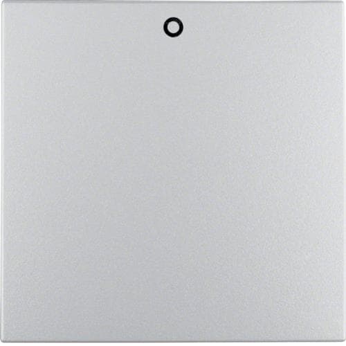 Touche avec inscription 0 Berker S.1 / B.3 / B.7 Alu, mat