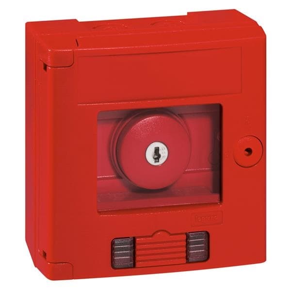 Coffret coup de poing saillie - 2 Leds - IP44