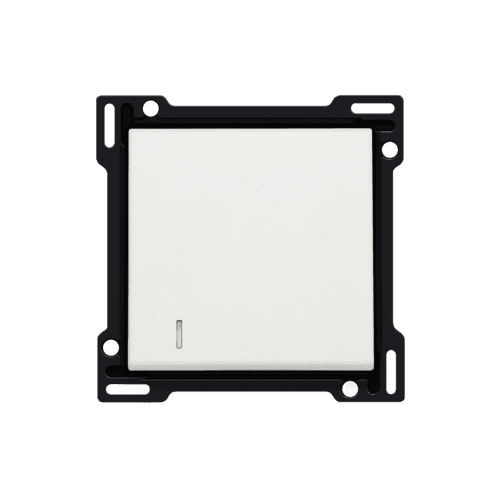 Set de finition avec voyant pour interrupteur ou bouton-poussoir simple, couleur white