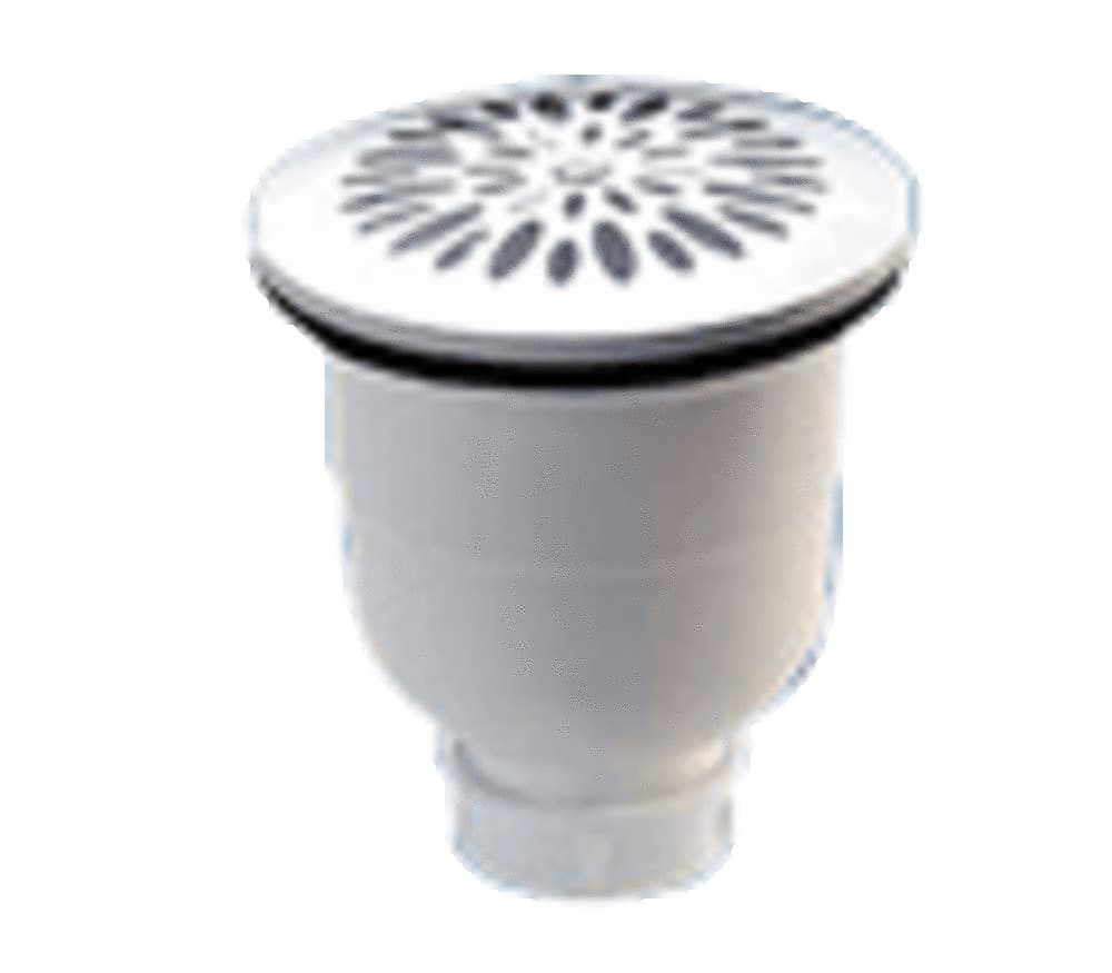 Nicoll siphon de douche verticale D90 mm inox