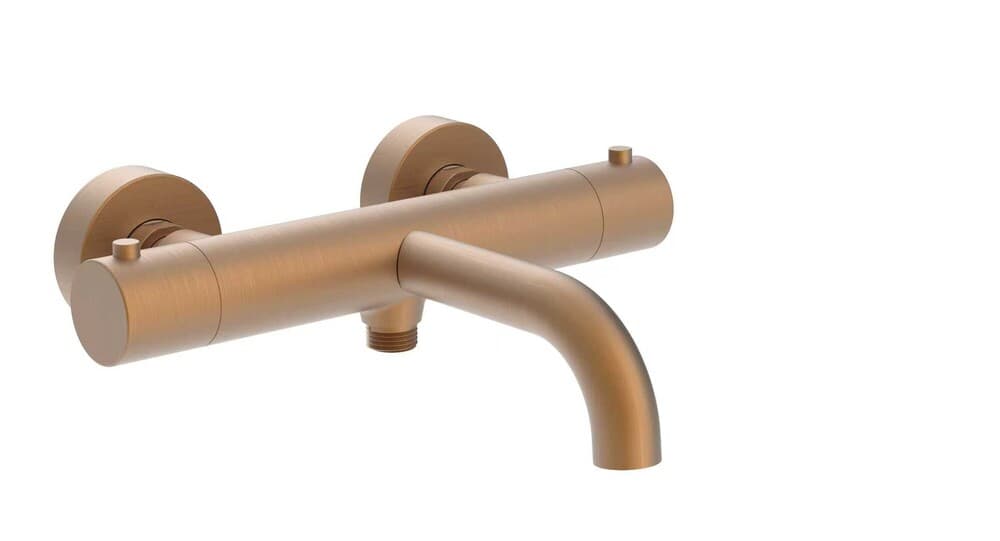 GO Van Marcke Verona mitigeur bain/douche thermostatique or rose brossé
