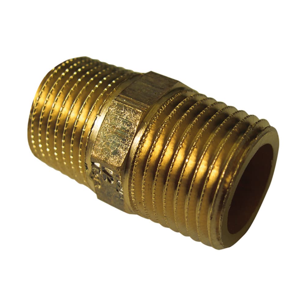 Viega mamelon double bronze 1/2"MM