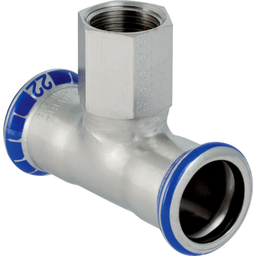 Geberit Mapress inox-eau té avec filetage intérieur 18-1/2"-18