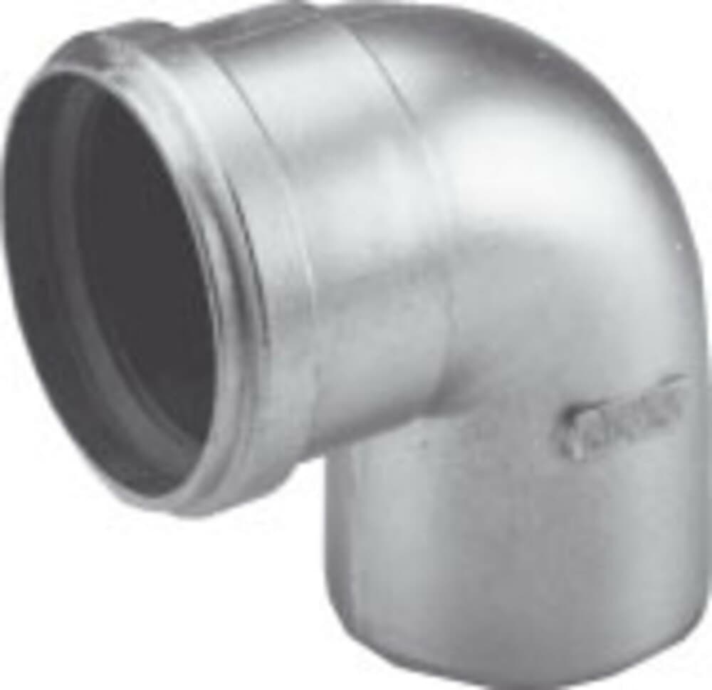 Muelink & Grol coude à paroi épais 90° D80 aluminium