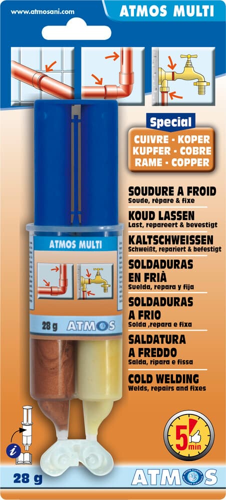 Atmos Cuivre cuivre liquide temps de durcissement 5 min