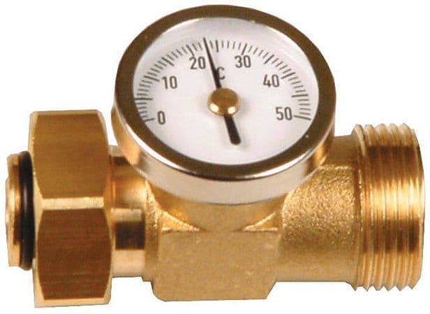 THERMOMETRE POUR RETOUR AVEC CONNEXION EUROCÔNE CHAUFFAGE SOL HENCO