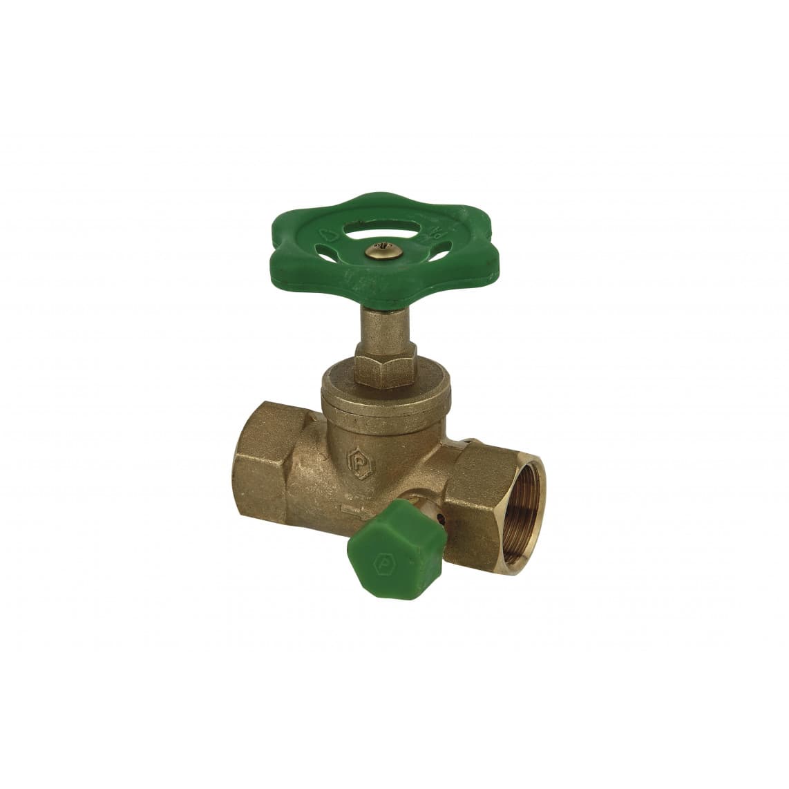 988575055 vanne à passage direct, 1/2" F, avec vidange