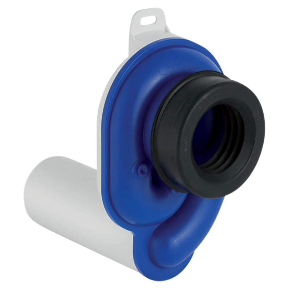 Geberit siphon pour urinoirs horizontal en PP blanc