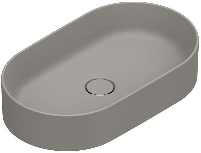 VASQUE A POSER ZERO CATALANO CATAGLAZE+ 60X35 H12 SANS TROP-PLEIN TORTORA SATINATO