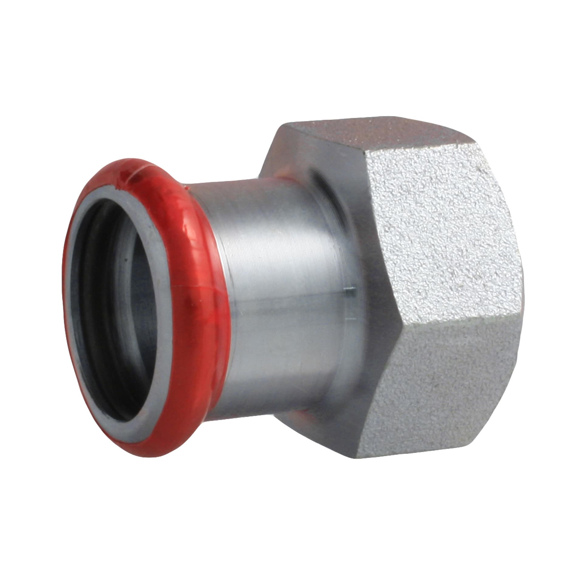 PRESS ACIER 'M 'GALVANISÉ RACCORD DROIT F3/4 X 18 MM C80QDLBP