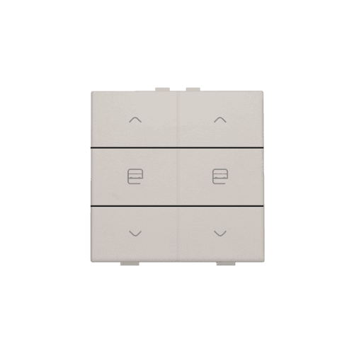 Commande de moteur double pour Niko Home Control, couleur light grey