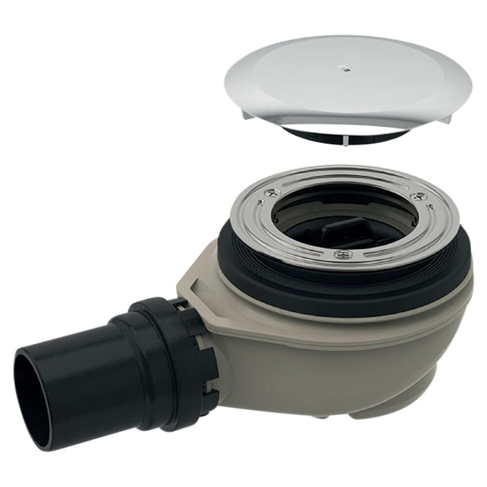 Geberit siphon de douche D90 tuyau d'évacuation D50 mm garde d'eau 50 mm