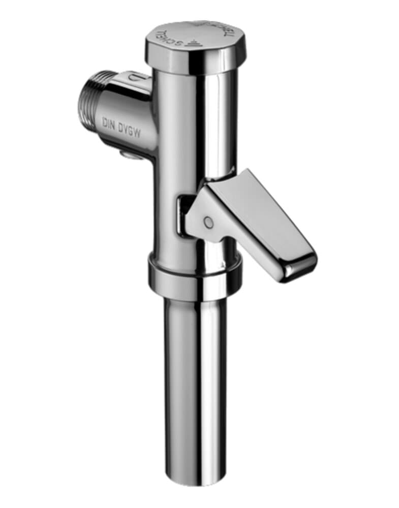 Schell Schellomat Robinet de chasse WC avec manette 3/4" laiton chromé