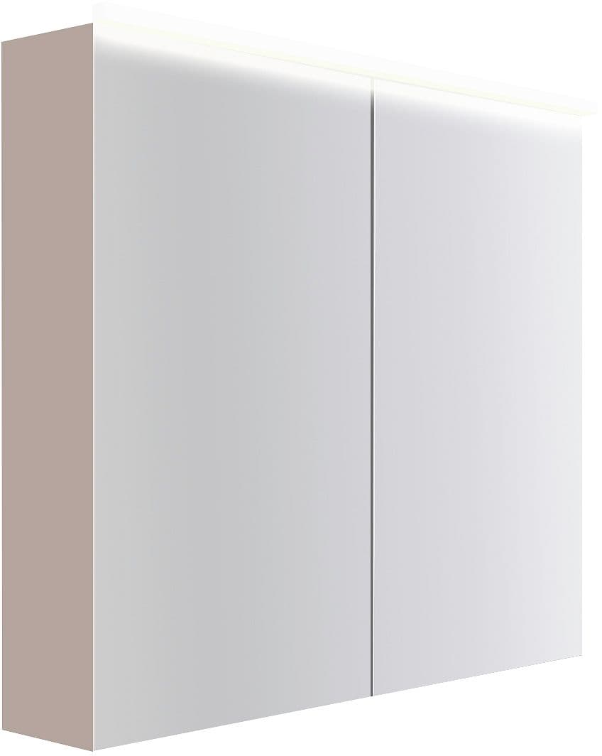 ARMOIRE TOILETTE COFFEE 2 PORTES 900MM 4250K GRIS BASALTE MAT