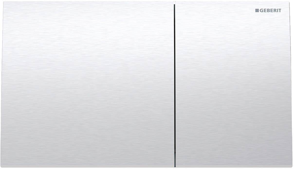 PLAQUE DE COMMANDE 2 TOUCHES SIGMA70 GEBERIT INOX