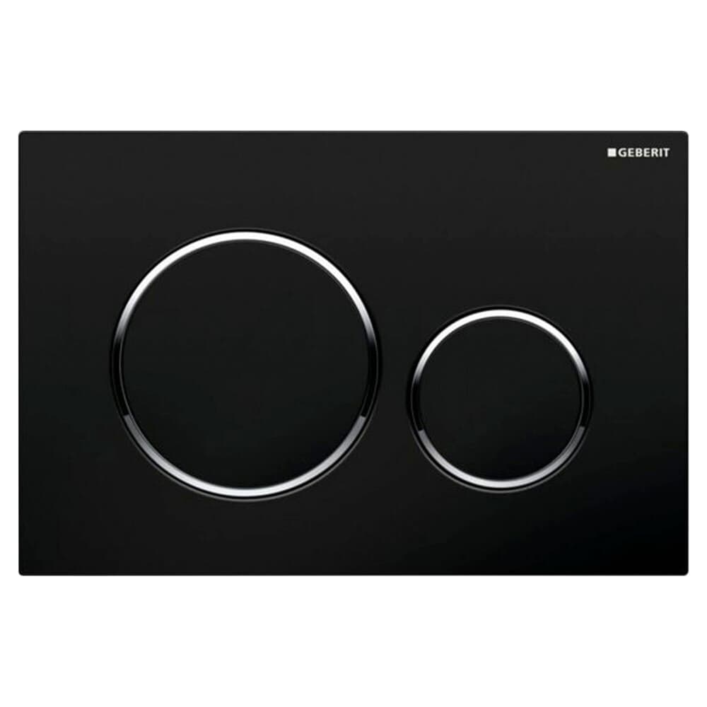 Geberit Sigma20 plaque de commande noir mat