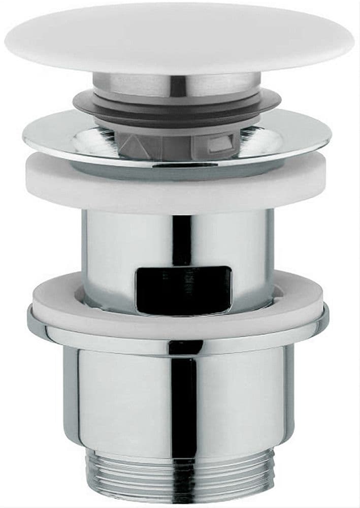 CLIC CREPINE DESIGN NOBILI 5/4" RONDE AVEC TROP-PLEIN PORCELAINE