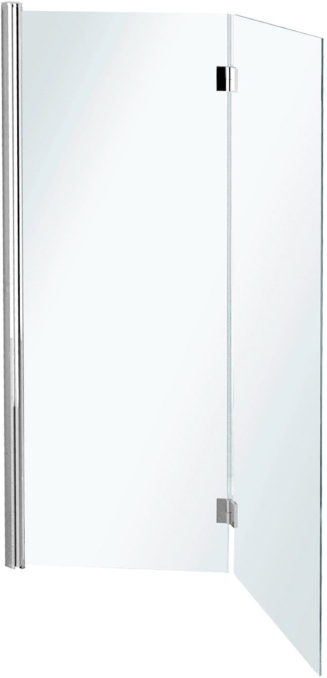 PARE-BAIN EN 2 PIECES SWING 120-150 GAUCHE CHROME-CLAIR