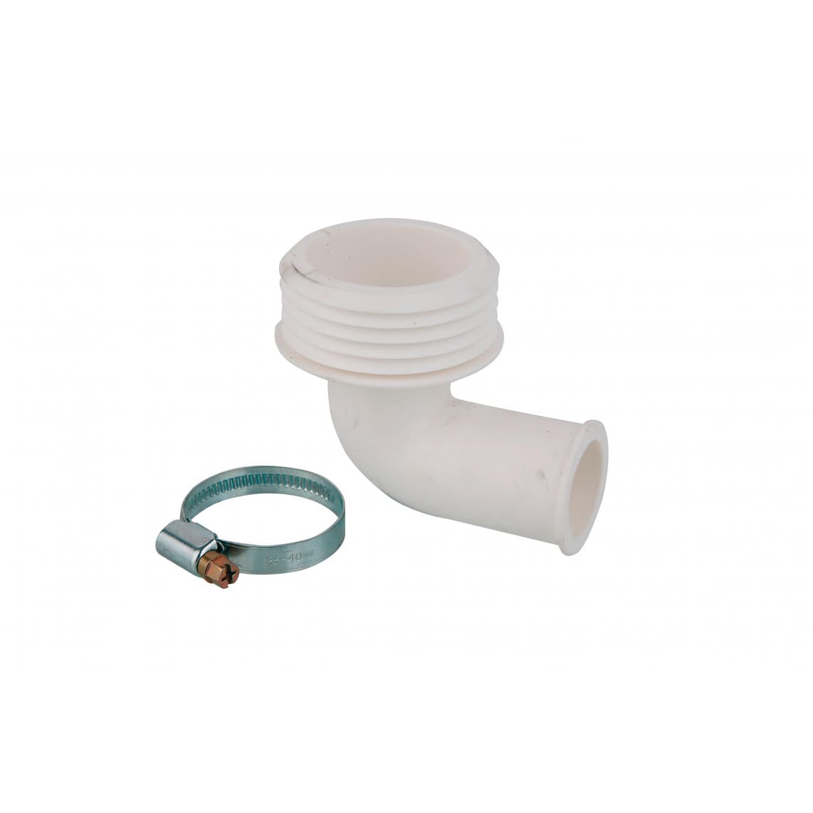988246149 raccord chasse coudé, blanc, pour 26/28 mm