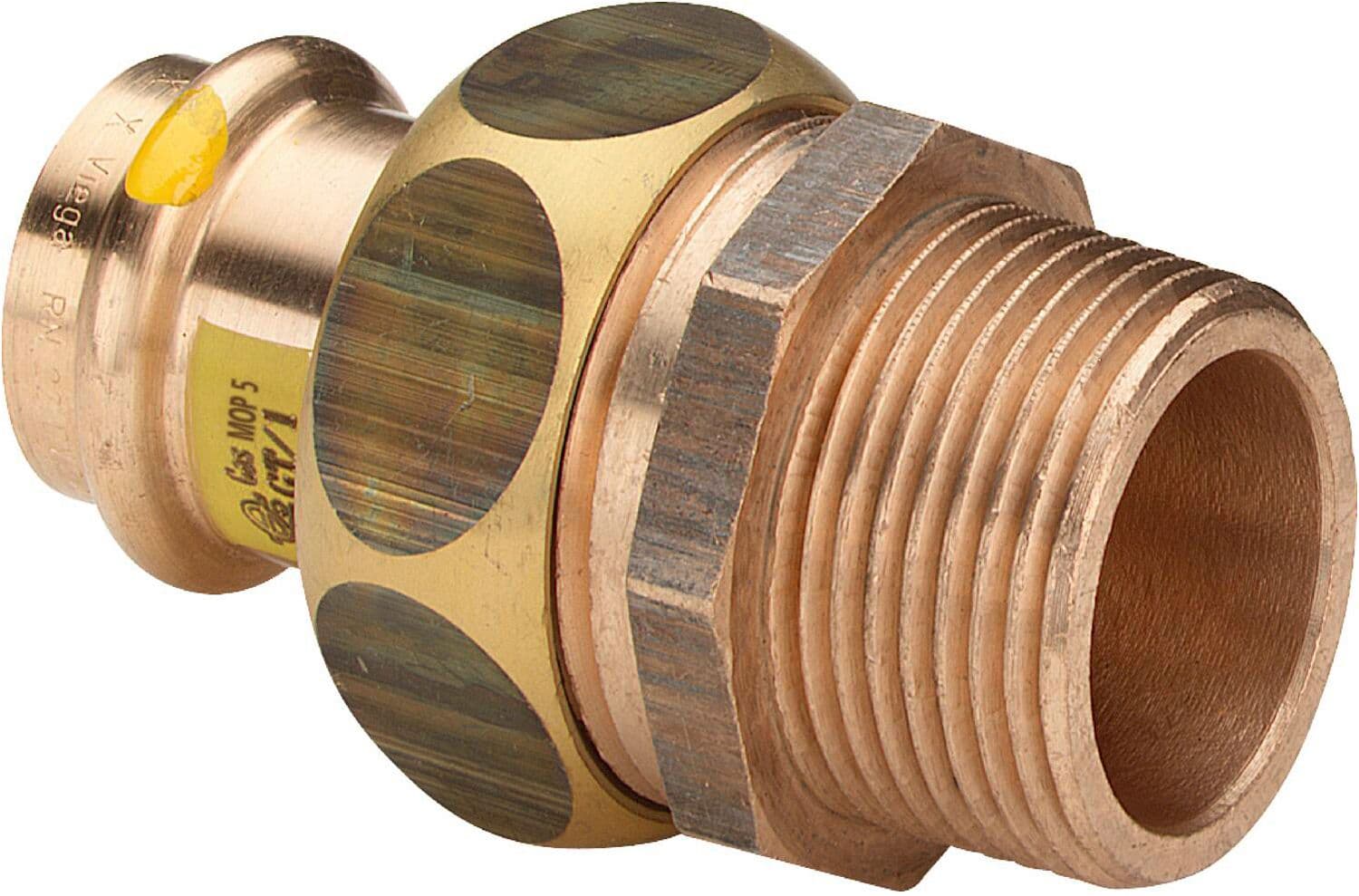 RACCORD UNION 18MM 3/4"M PROFIPRESS GAZ VIEGA