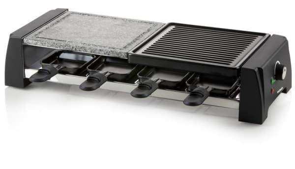 Pierre à cuire - gril - raclette - 1200 Watt - 8 personnes