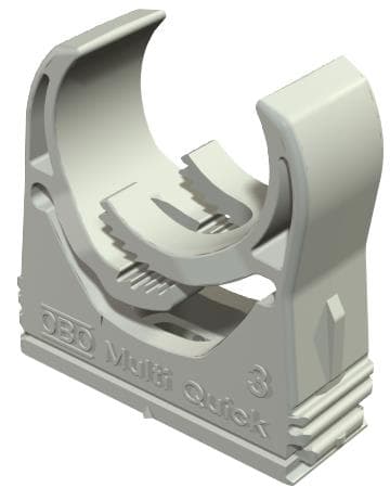Multi - Quick clip 25 - 28mm Gris clair