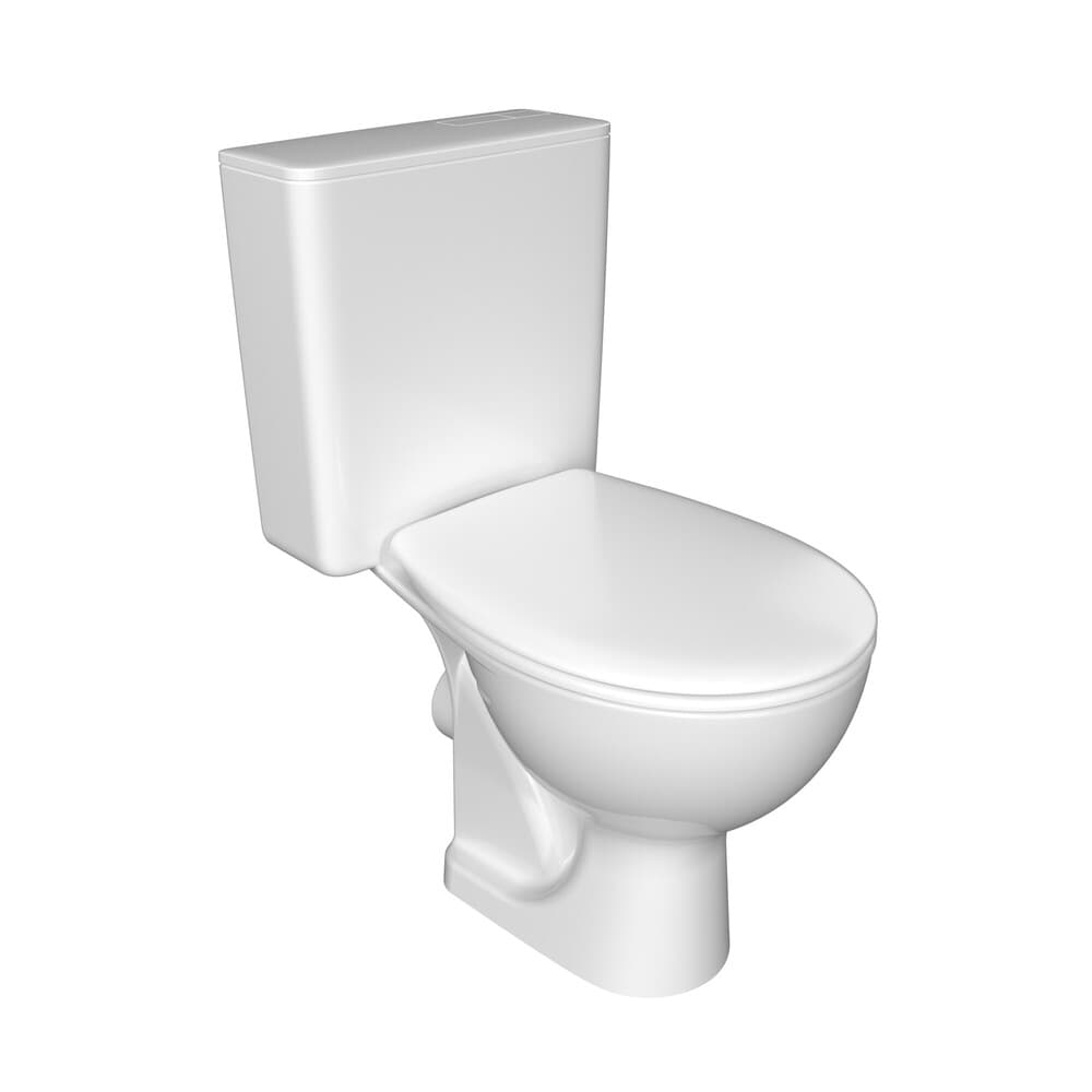 Van Marcke Solutions WC pack 365 cuvette au sol sortie H avec abattant softclose