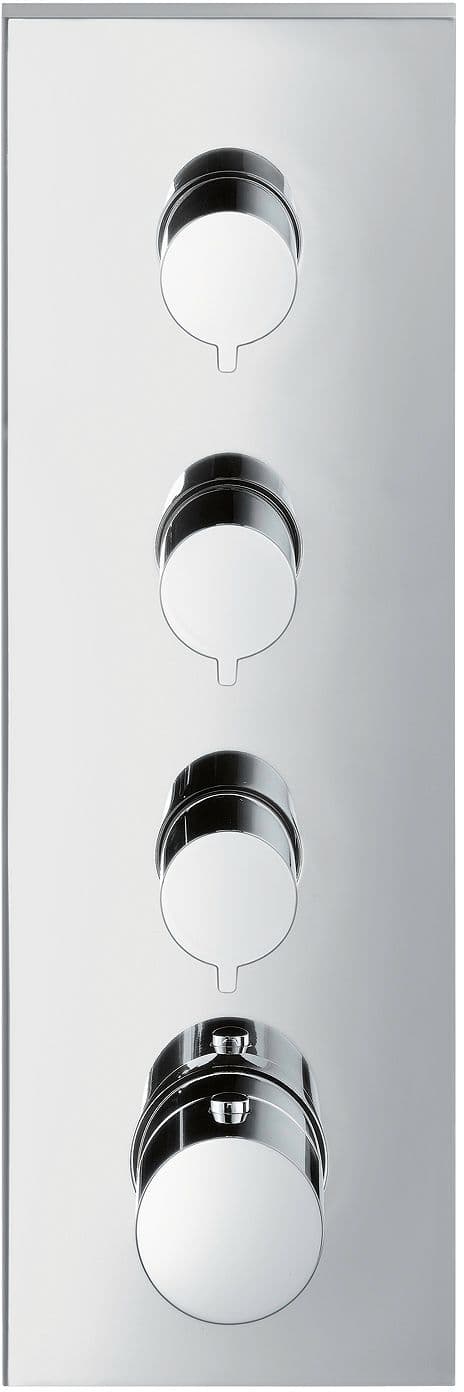 SET DE FINITION THERMOSTAT+ 3 ROBINET D'ARRET AXOR STARCK SHOWER COLLECTION CHROME