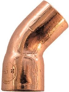 CUIVRE A SOUDER COUDE 45°MF 15MM