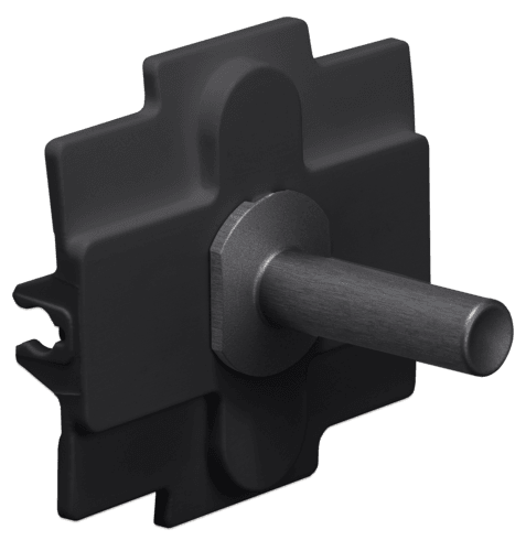 Niko Toggle pour des fonctions de commutation simple, couleur alu black
