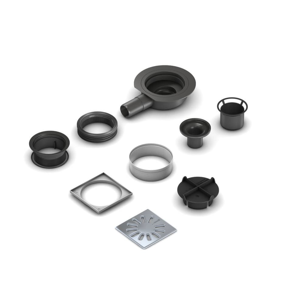 Wedi Fundo receveur de douche horizontal extra plat
