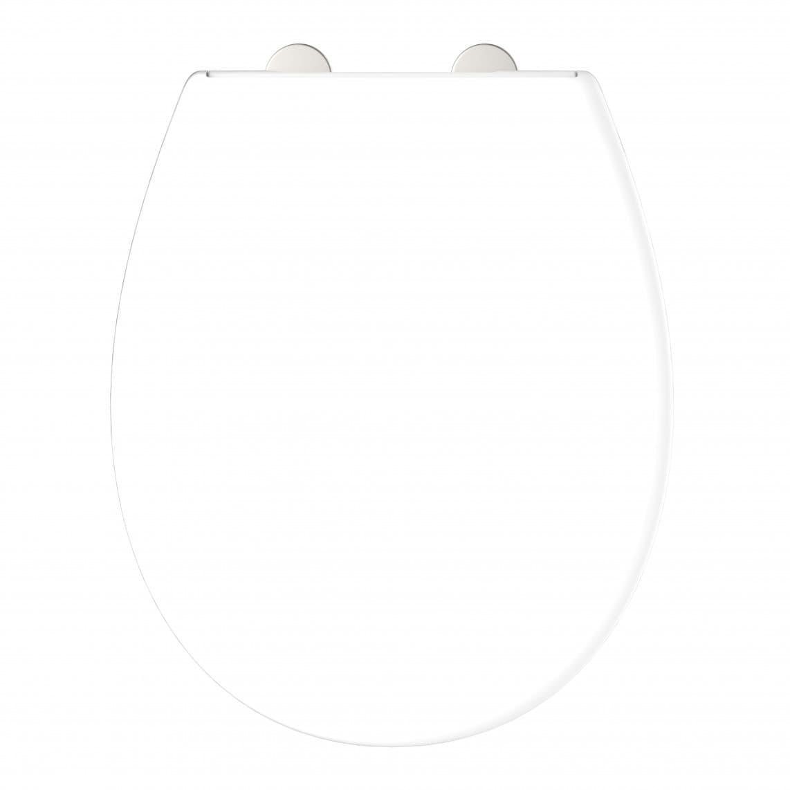 82850 Abattant wc en duroplast WHITE, Made in Europe, avec frein de chute et déclipsable, pierre odorante incluse