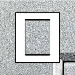 LivingLight - plaque rectangulaire 3 + 3 modules Tech