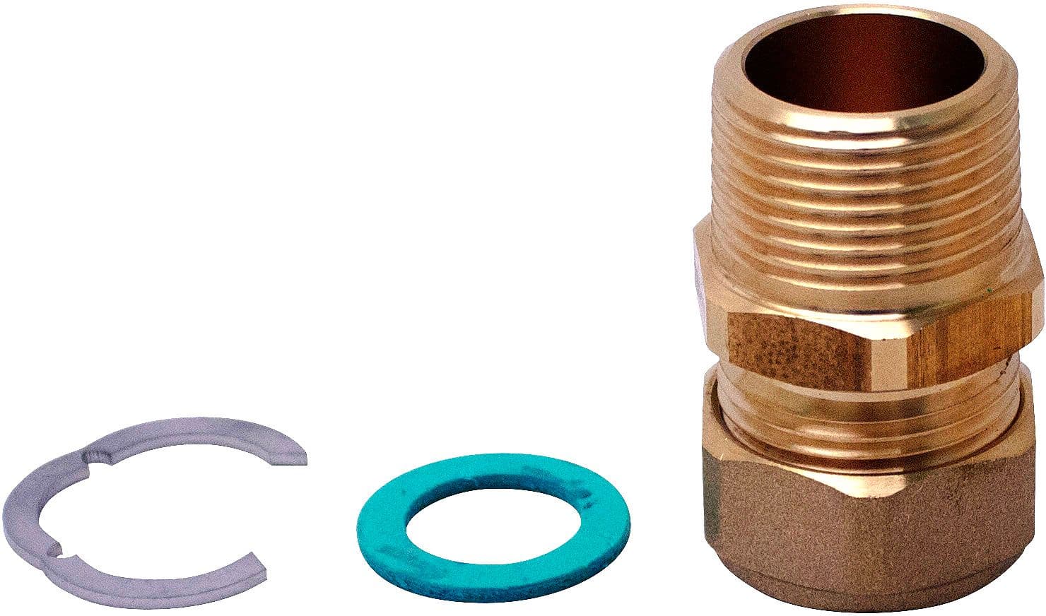 JEU DE RACCORDS POUR FLEXIBLE INOX CV+SANITAIR PAKTERMO DN20 4/4"