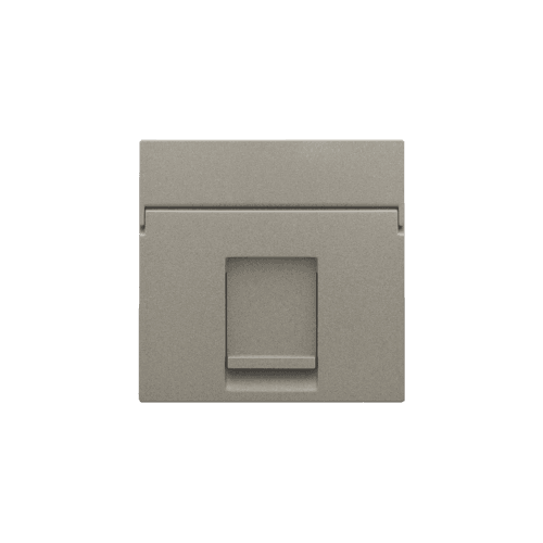 Enjoliveur data 1x RJ, couleur bronze coated