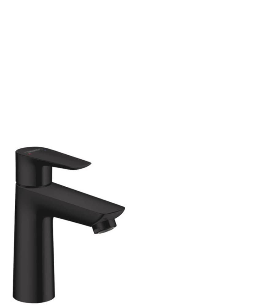 Hansgrohe Talis E mélangeur de lavabo levier unique avec vidage noir