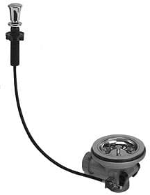CREPINE + TROP PLEIN + CABLE FRANKE 3"1/2 CHROME