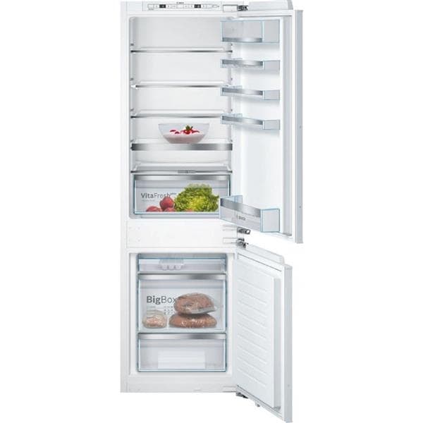 Réfrigérateur - intégrable serie 6 Bottom-freezer - 177,5cm LowFrost, classe E, 36dB, VitaFresh Plus