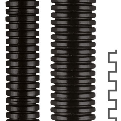Tube flexible polyamide et raccords. Plastique. Couleur: Noir ou Gris. Résiste aux huiles jusqu'à 80