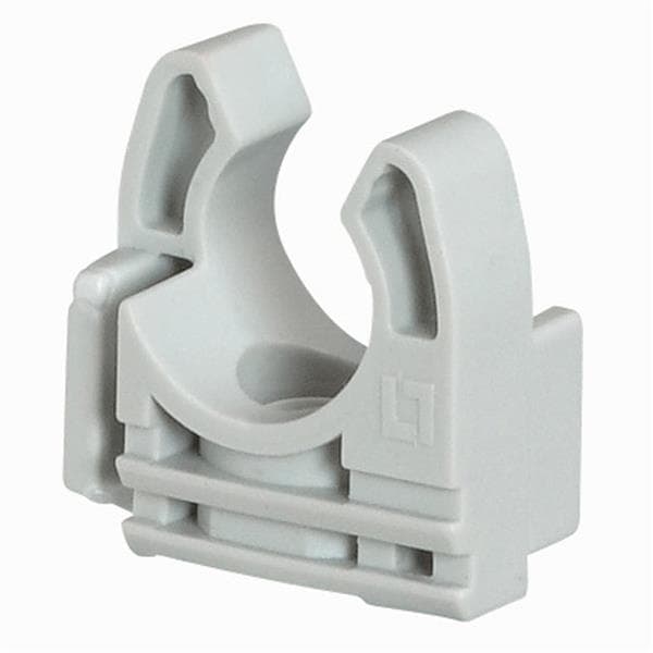 Lyre pour tube de 1 (cEI 25) - polyamide - Gris