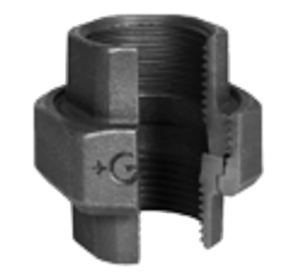 RACCORD UNION PLAT NOIR 5/4"FF