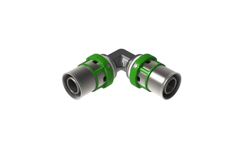 Comap Skinpress coude 90° tube multicouche Multiskin raccord à sertir 20-20