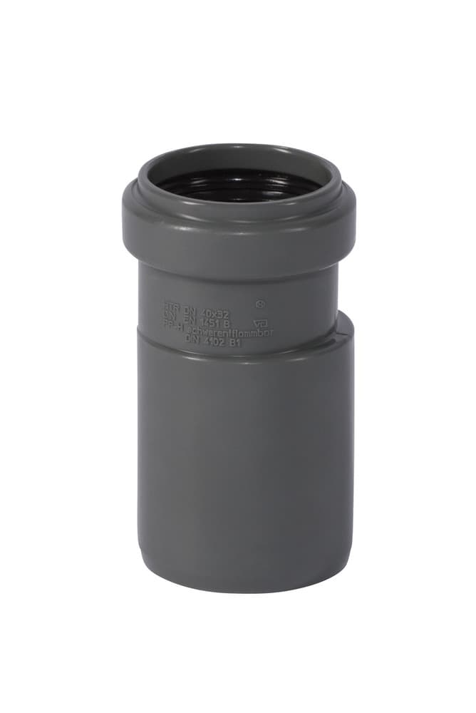Ostendorf Kunststoffe HT-Safe R manchon réduit excentrique PP D 160/125 mm gris