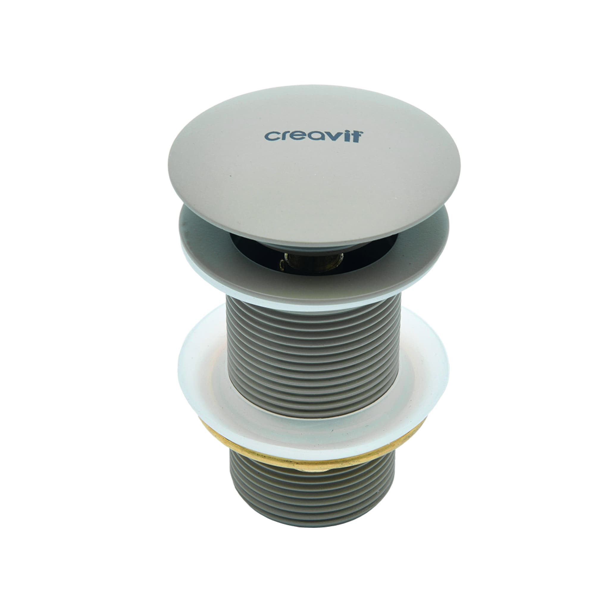 CREAVIT BONDE CLIC-CLAC 5/4" - AVEC TROP-PLEIN - GRIS FROID