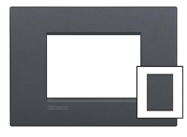 LivingLight - plaque air 3 + 3 modules Anthracite