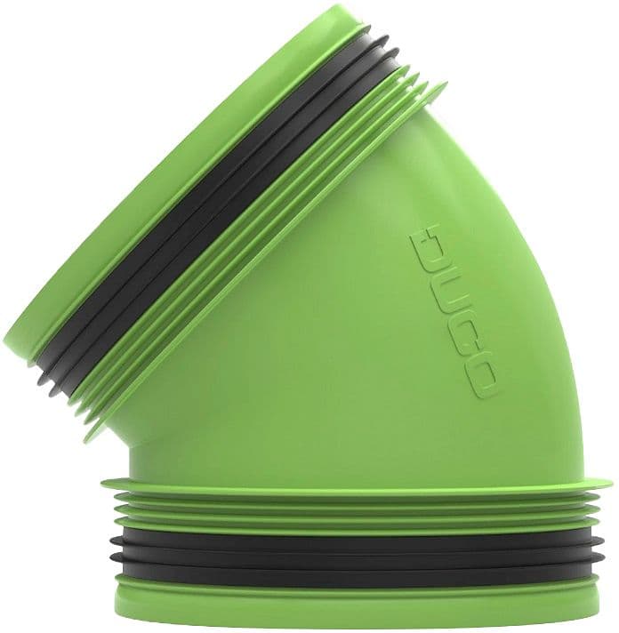 PIECE DE CONNECTION 45°+JOINT D160-D160 DUCO