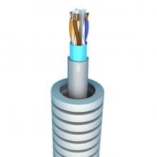Tube précâblé FTP cat6 diamètre 16mm full Lsoh en rouleau de 100m classe CPR: DCA s2d2a2