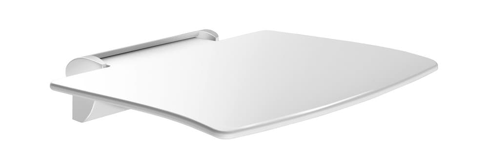 Delabie Be-Line siège douche relevable amovible anti-glisse blanc mat 135kg